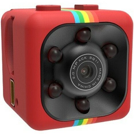 Mini Camera Spion iUni SQ11, Full HD 1080p, Audio Video, Night Vision, TV-Out, Red